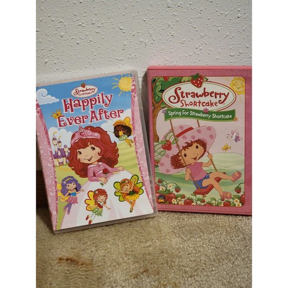 Strawberry Shortcake DVD's (Happily Ever After & Spring For Strawberry Shortcake - Picture 1 of 3